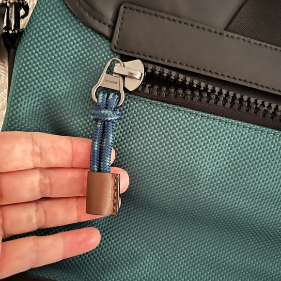 Coach black and purple messenger retro bag and sea green canvas. NWT - Picture 10 of 16